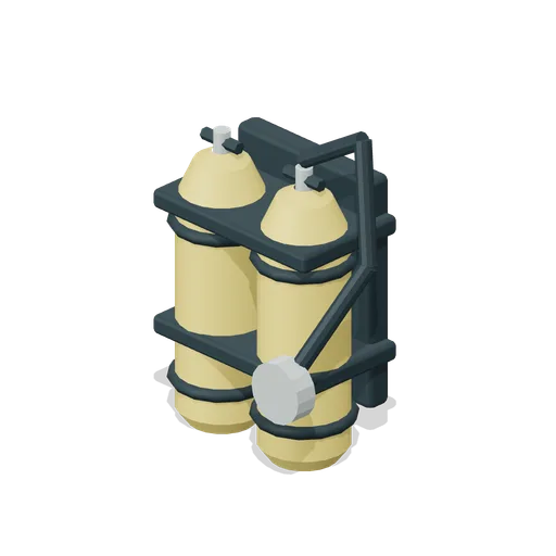 Twin Scuba Tank Rig (Diving and Underwater Salvage)