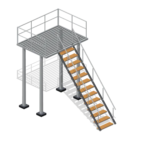 Module Stair and Platform (Arctic Station FPS Kit)
