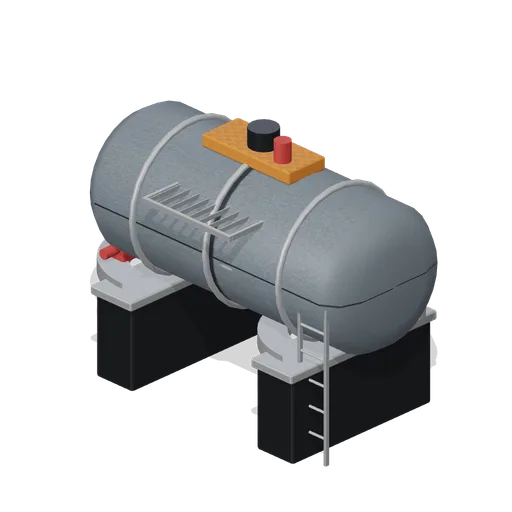 Fuel Tank on a Cradle (Arctic Station FPS Kit)