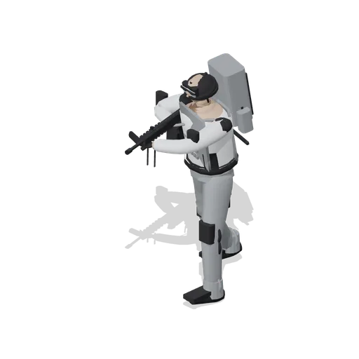 Defender Heavy Gunner Aiming (Arctic Station FPS Kit)