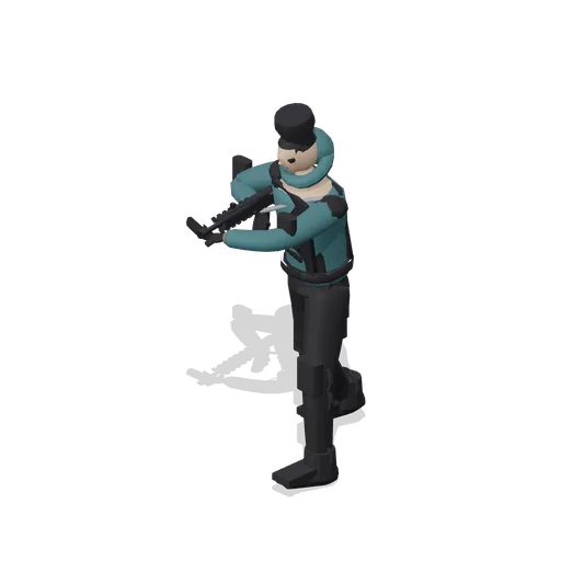 Attacker Medium Operator Aiming (Arctic Station FPS Kit)
