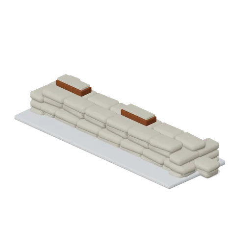 Sandbag Emplacement (Arctic Station FPS Kit)
