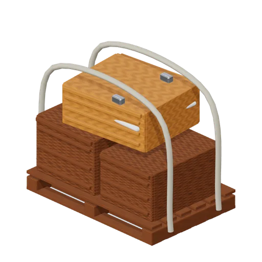 Cargo Pallet with Crates (Arctic Station FPS Kit)