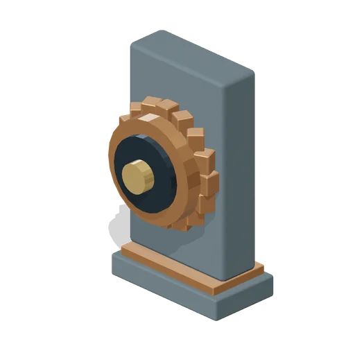 Rotating rune vault lock (Dwarven Runeforge Dungeon)