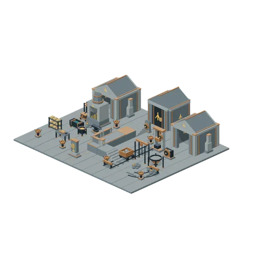 The Amber Anvil Courtyard (Dwarven Runeforge Dungeon)