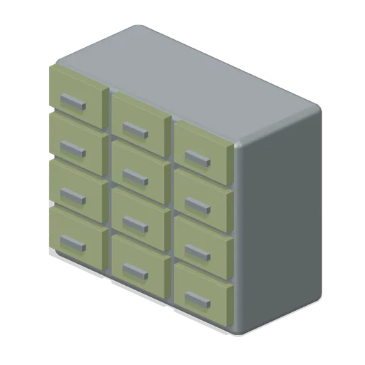 Component Drawer Bank (Research and Crafting Progression)