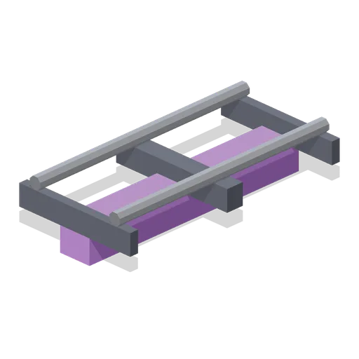Coaster Track Straight 2 m (Theme Park Rides and Coasters)