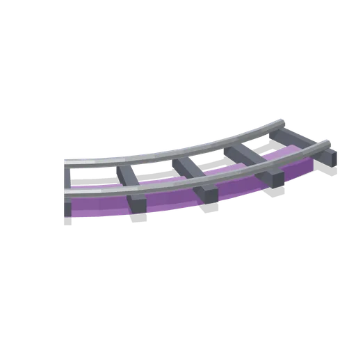 Coaster Curve 45 Degrees (Theme Park Rides and Coasters)