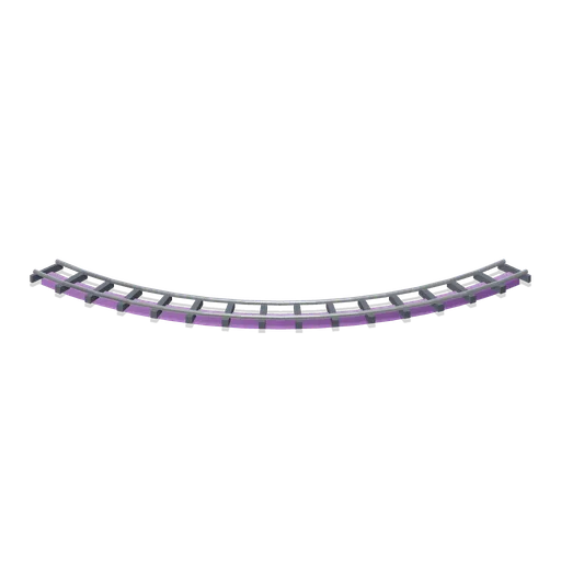 Coaster Curve 90 Degrees (Theme Park Rides and Coasters)