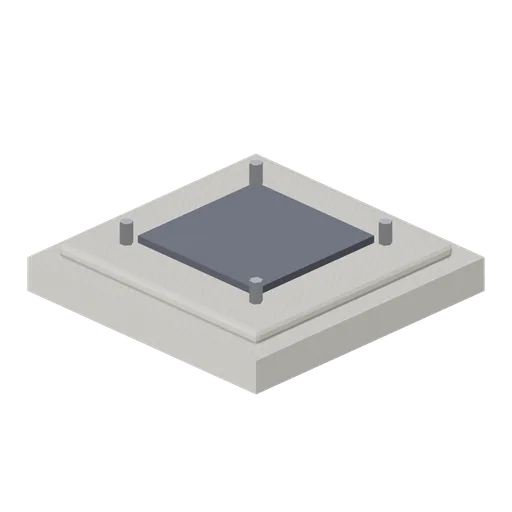 Coaster Footer Pad (Theme Park Rides and Coasters)