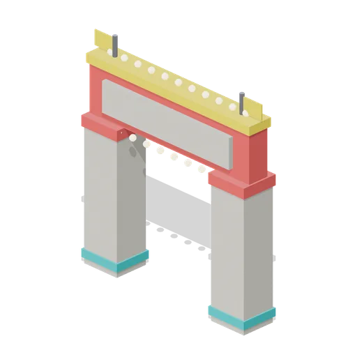 Ride Entrance Arch (Theme Park Rides and Coasters)