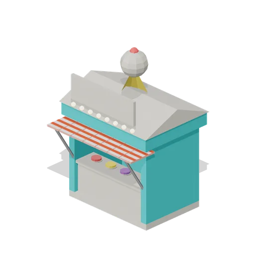 Ice Cream Kiosk (Theme Park Rides and Coasters)