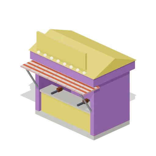Shooting Gallery Stall (Theme Park Rides and Coasters)