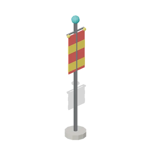 Banner Flag Pole (Theme Park Rides and Coasters)