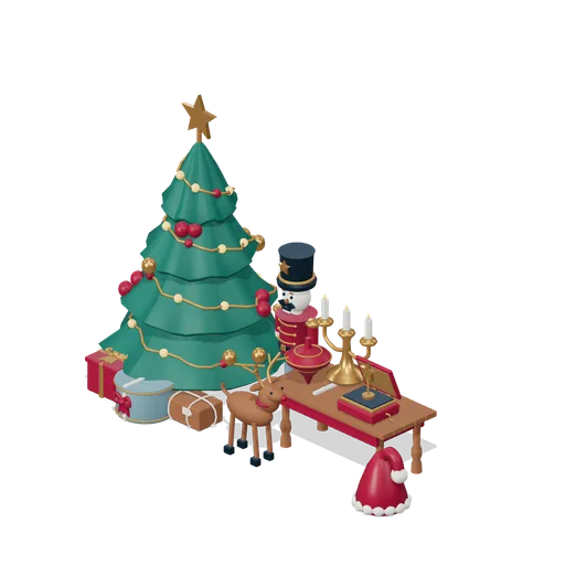 Tree and Keepsakes (Storybook Christmas Market)