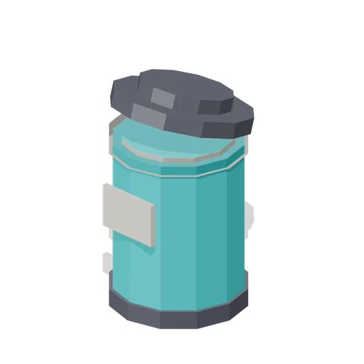 Park Litter Bin (Theme Park Rides and Coasters)