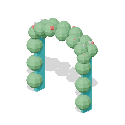 Garden Archway Trellis (Theme Park Rides and Coasters)