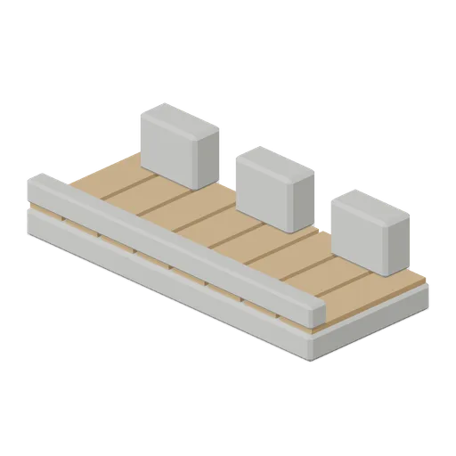Wall Walk With Crenellations (Medieval MMO Starter Realm)