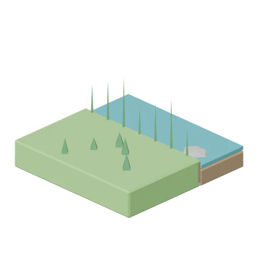 River Bank Tile (Medieval MMO Starter Realm)