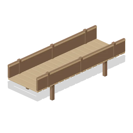 Timber Plank Bridge (Medieval MMO Starter Realm)