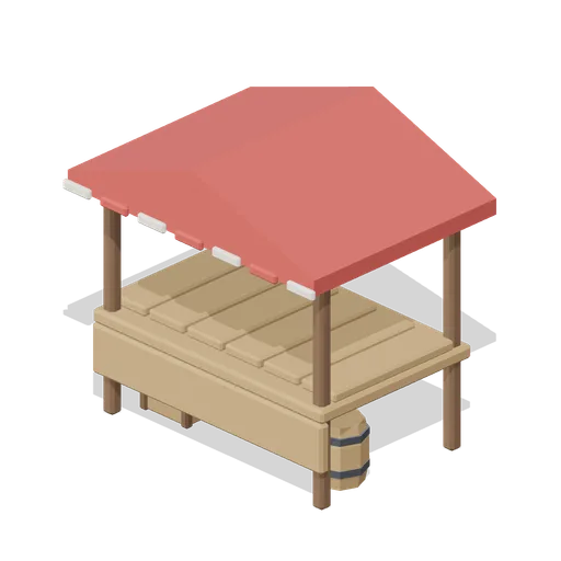 Market Stall (Medieval MMO Starter Realm)