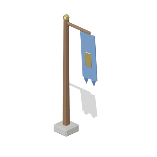 Banner Pole (Medieval MMO Starter Realm)