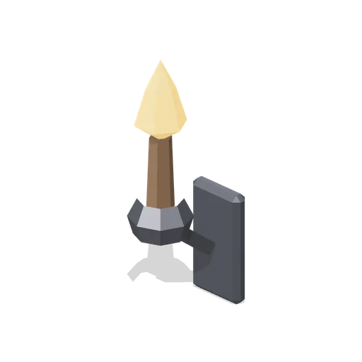 Torch Sconce (Medieval MMO Starter Realm)