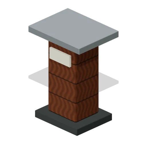 Prototype Display Pedestal (Research and Crafting Progression)