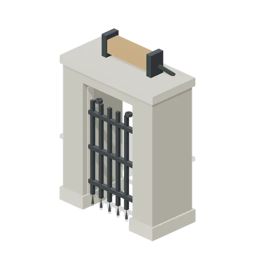 Winched Portcullis (Medieval Siege and Castle Defence)