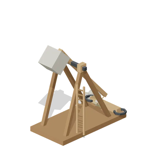 Counterweight Trebuchet Armed (Medieval Siege and Castle Defence)