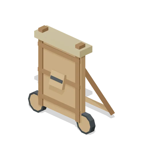 Wheeled Mantlet Screen (Medieval Siege and Castle Defence)