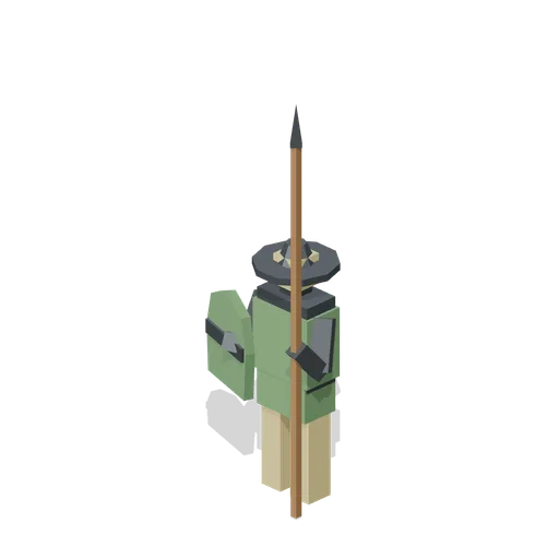 Spearman Green (Medieval Siege and Castle Defence)