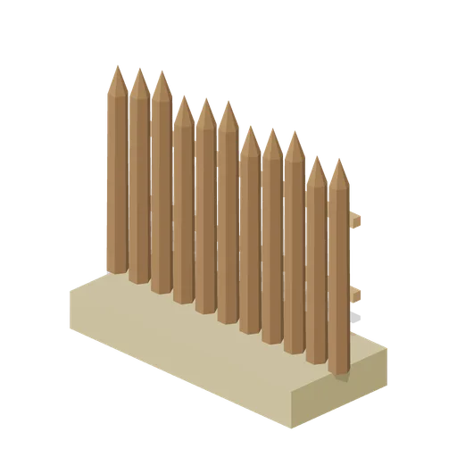Camp Palisade 3 m (Medieval Siege and Castle Defence)