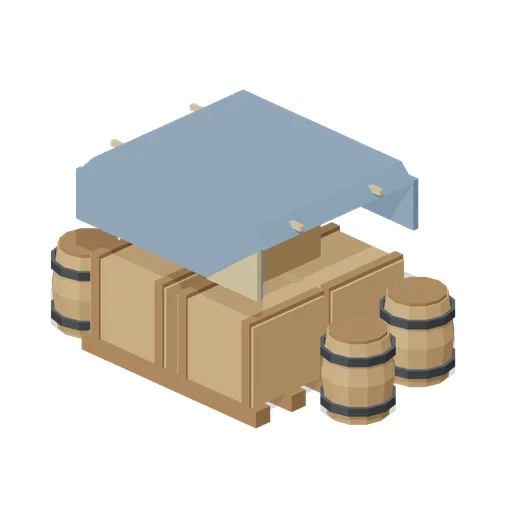 Lashed Supply Stack (Medieval Siege and Castle Defence)