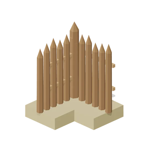 Camp Palisade Corner (Medieval Siege and Castle Defence)