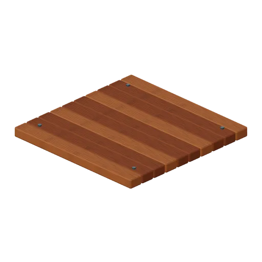 Raised slatted deck floor (Ocean Raft Settlement)