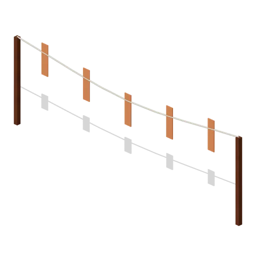 Trail Ribbon Line (Extraction Routes and Objectives)