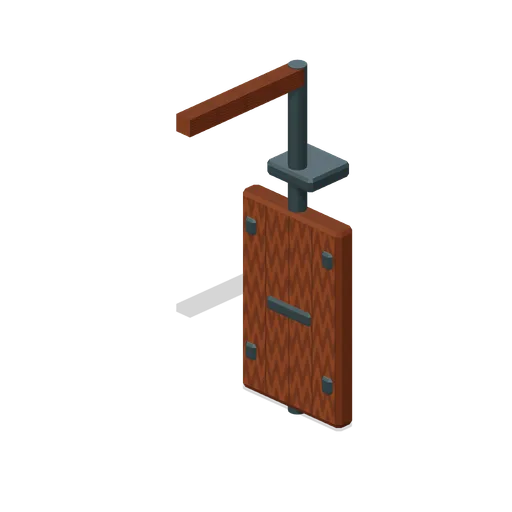 Stern rudder assembly (Ocean Raft Settlement)