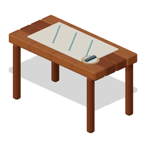 Navigation chart table (Ocean Raft Settlement)