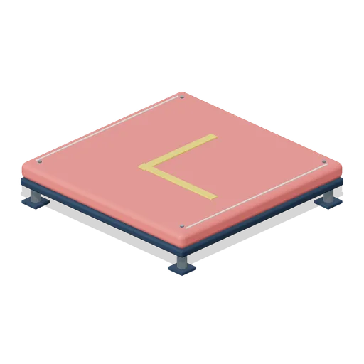 Quarter-turn platform (Party Obstacle Course)