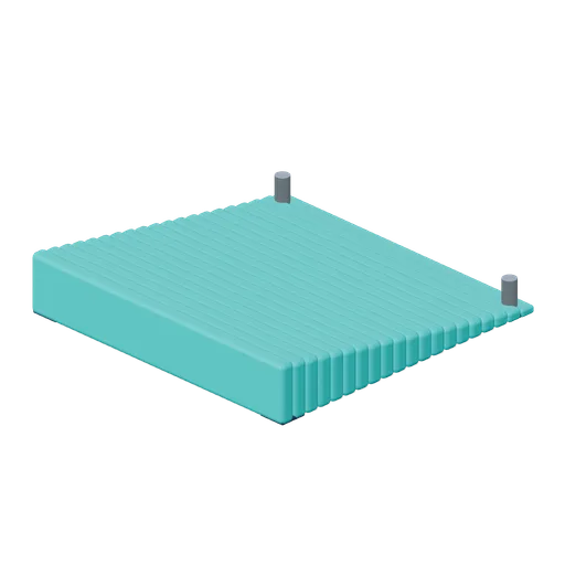 Rising padded ramp (Party Obstacle Course)