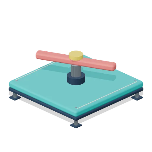 Rotating padded sweeper (Party Obstacle Course)