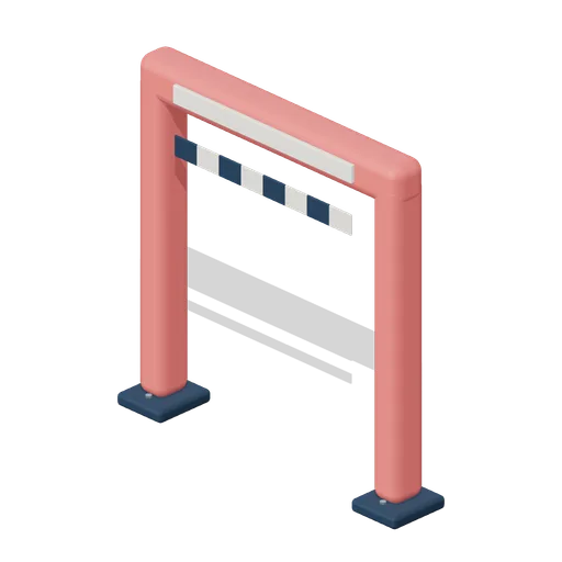 Finish flag arch (Party Obstacle Course)