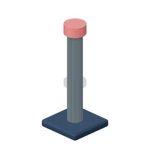 Terminal perimeter post (Party Obstacle Course)