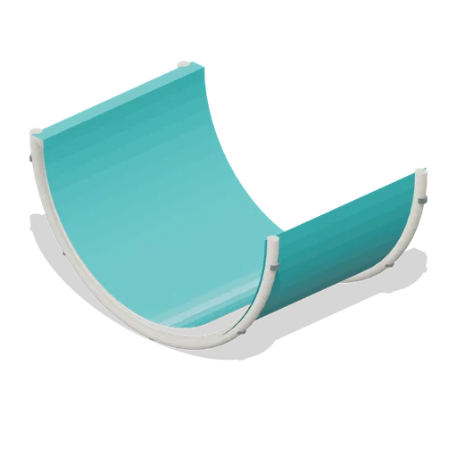 Slide entry trough (Waterpark and Pool Operations)