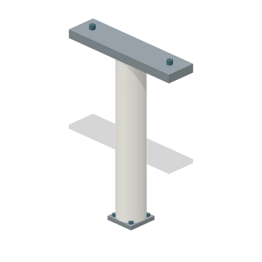Bolted slide support column (Waterpark and Pool Operations)
