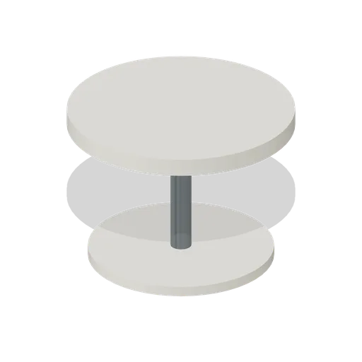 Round poolside table (Waterpark and Pool Operations)