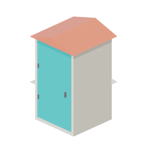 Roofed changing cabin (Waterpark and Pool Operations)