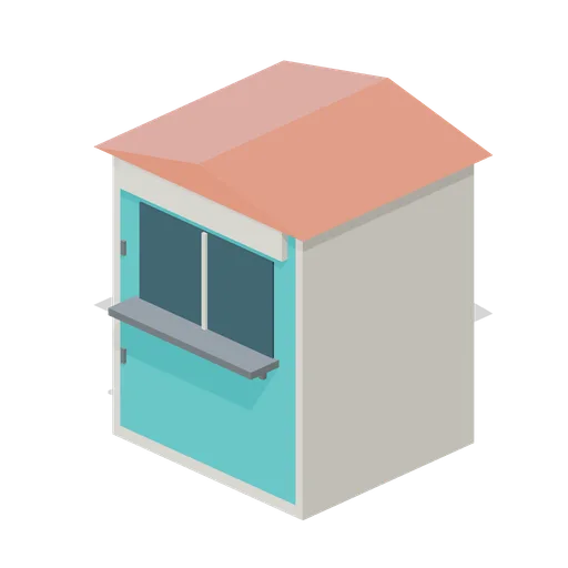 Closed ticket booth (Waterpark and Pool Operations)