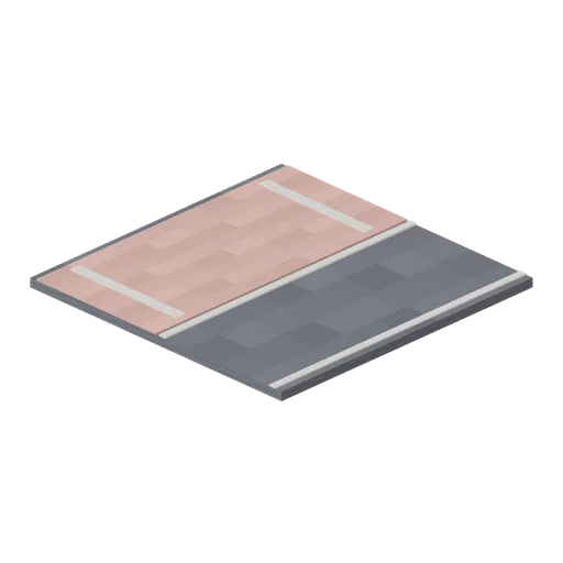 Bus Lane Tile (Pixel Modern City Street)